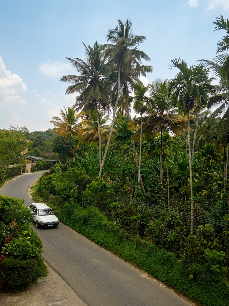Peaceful Sri Lankan village near Kandy